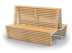 Modulaarsed roostevaba teras pingid kahekohalise variandina