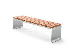 Domino modulaarne linnapink klassikalises roostevabast terasest versioonis