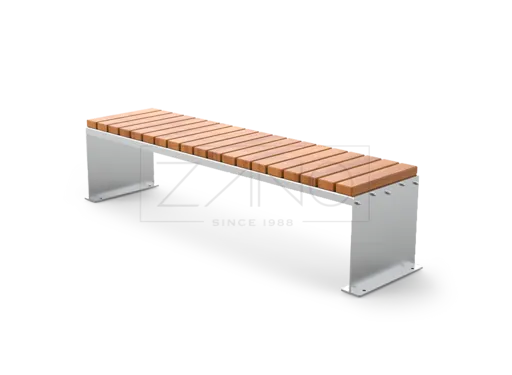 Domino modulaarne linnapink klassikalises roostevabast terasest versioonis