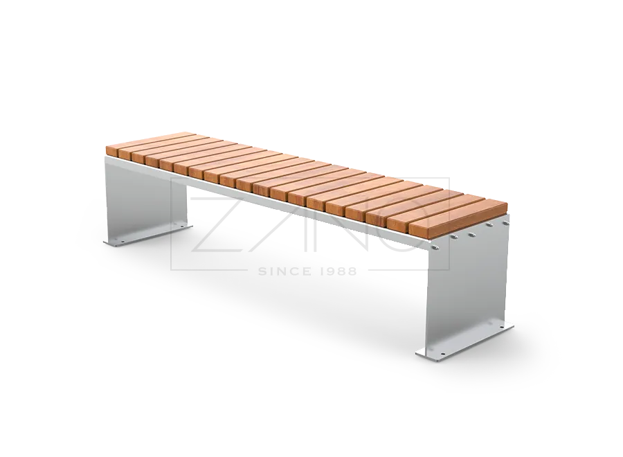 Domino modulaarne linnapink klassikalises roostevabast terasest versioonis