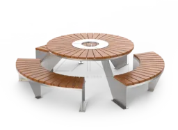 Domino piknikulaud – roostevaba teras