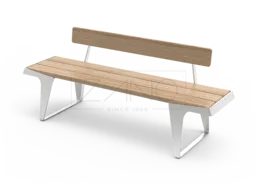 Minimalistlik roostevaba terasest linnapink
