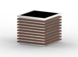 Block 06.042.L lillekast roostevaba teras