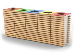 Flash 15.525 linnajäätmete sorteerimiska prügikast