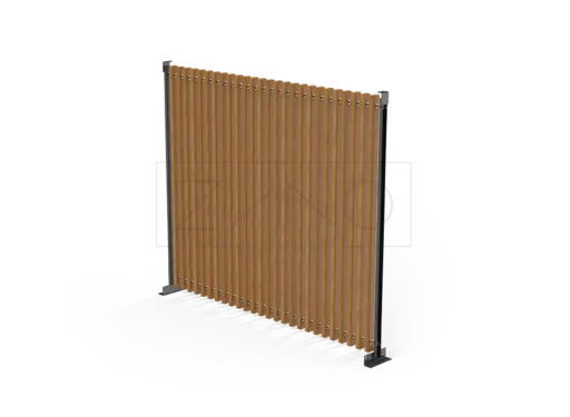 Pergola – 3 m pikkune puidust laudadest sein | ZANO