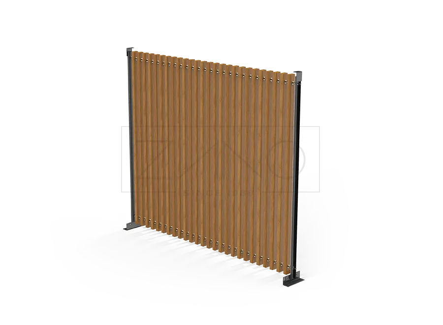 Pergola – 3 m pikkune puidust laudadest sein | ZANO