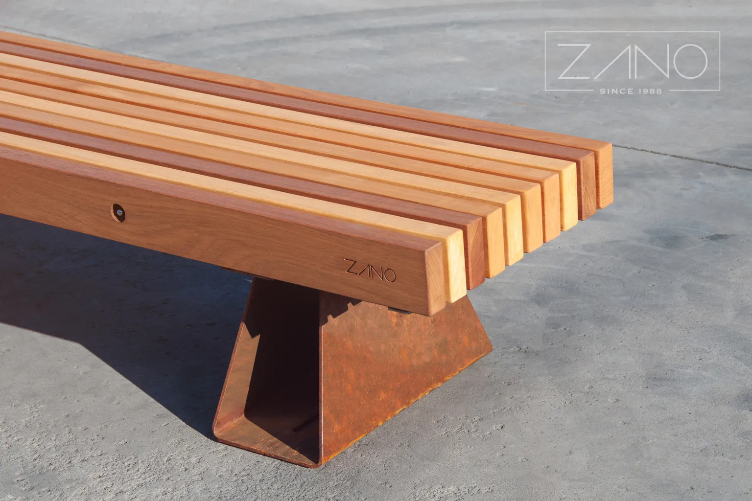 Travetto pink corten-teras