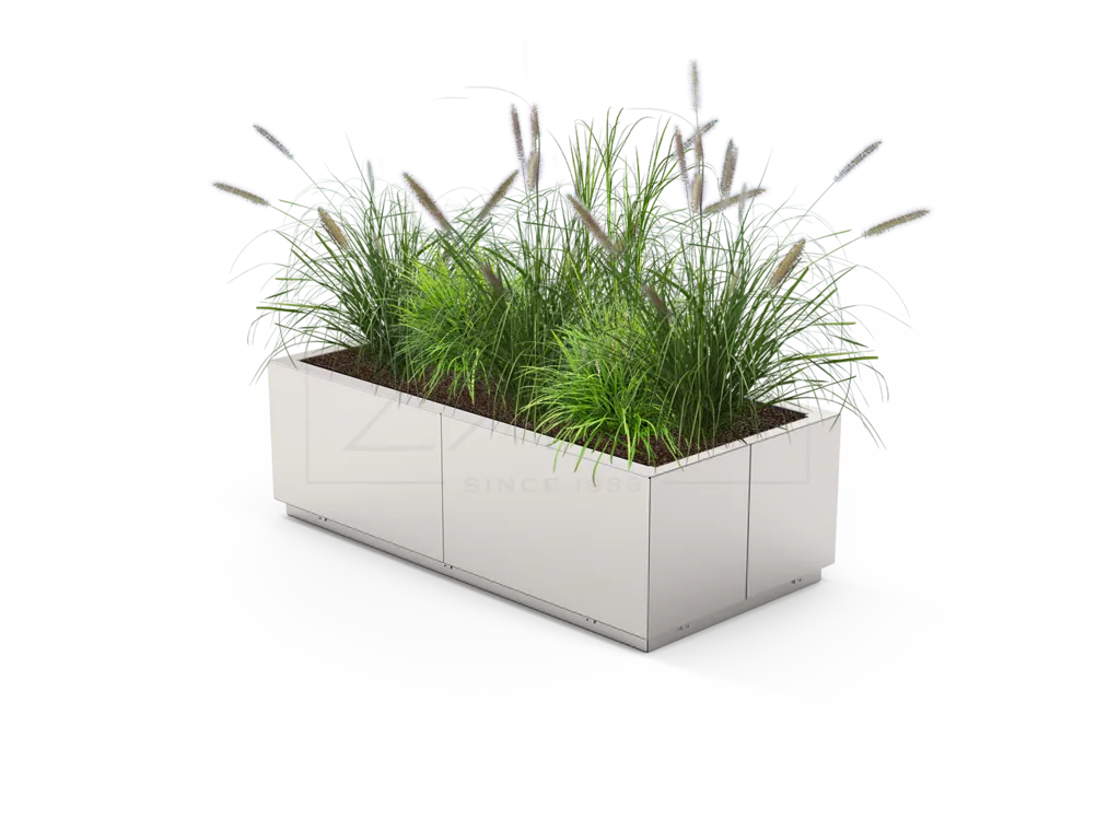 Quadro 06.076.M lillekast roostevaba teras