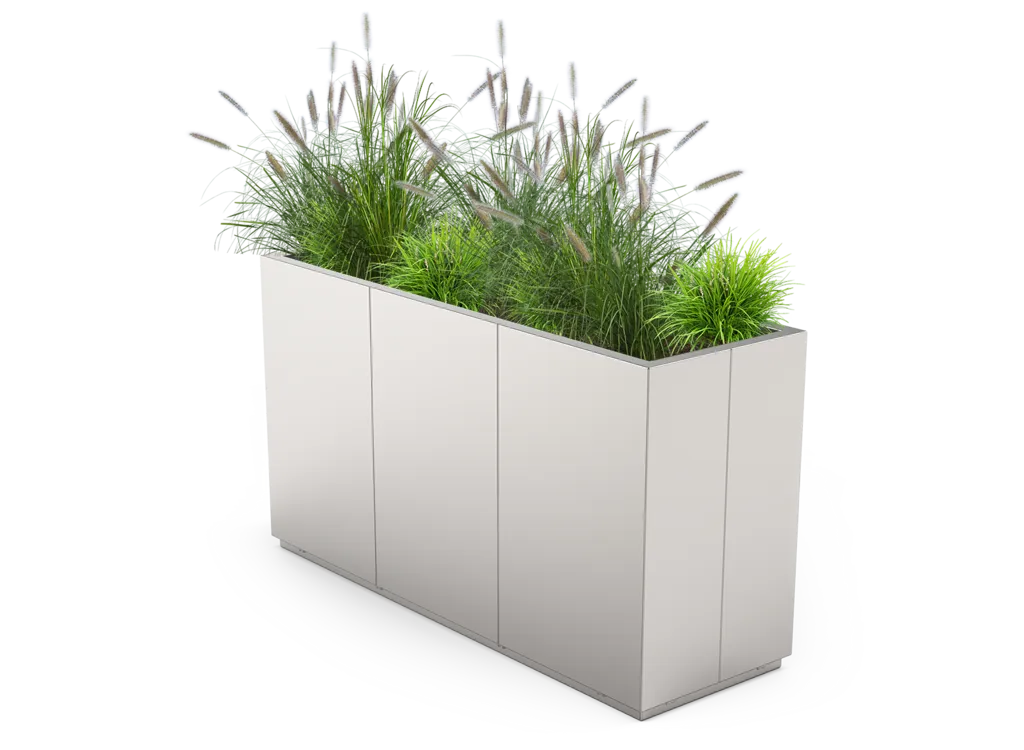 Quadro 06.176.L lillekast | roostevaba teras