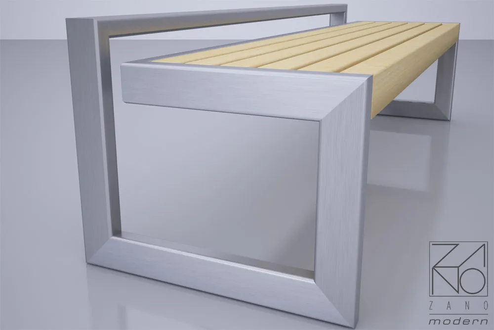 Roostevaba teras B-bench 02.410 – detail
