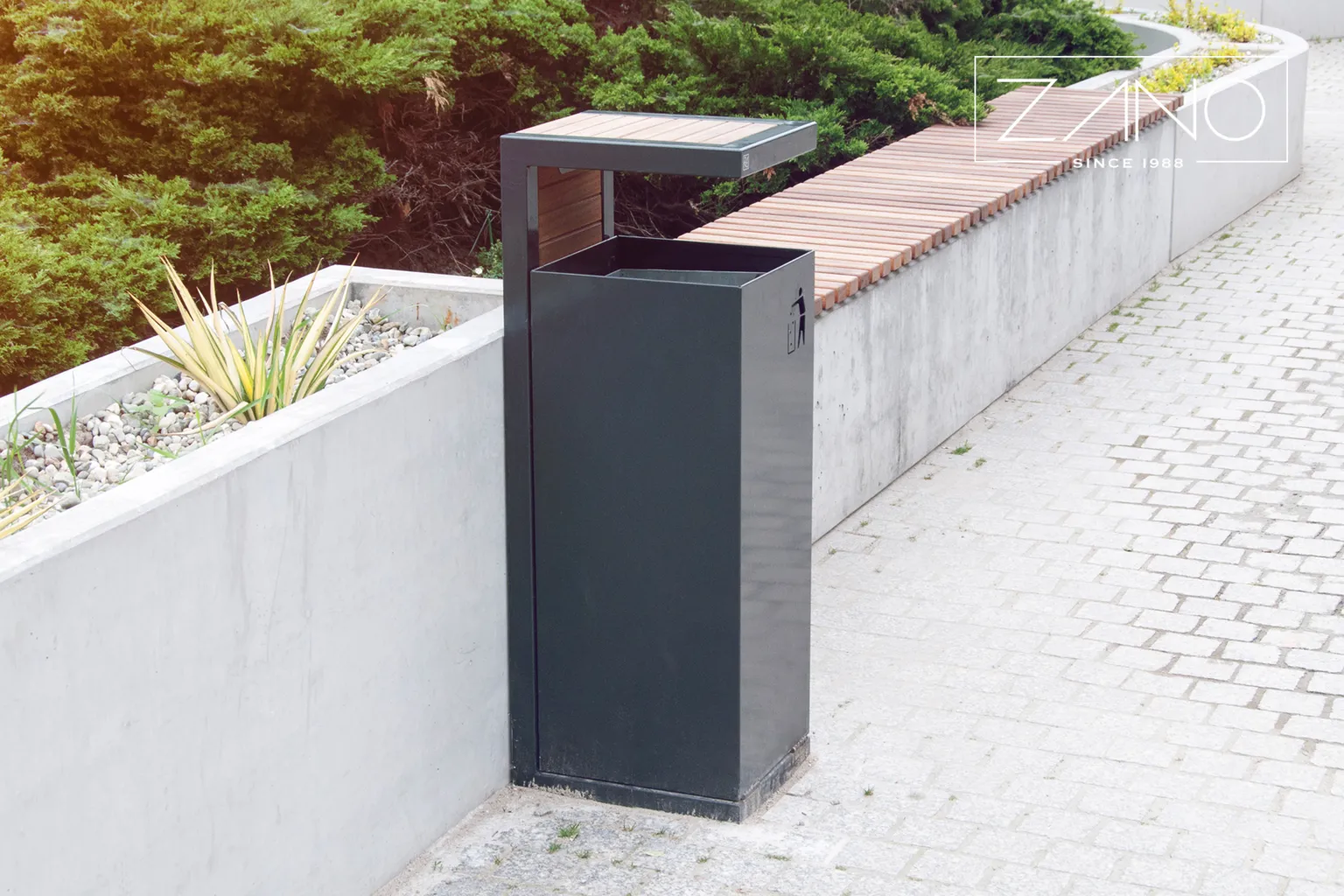 Terasest prügikastid