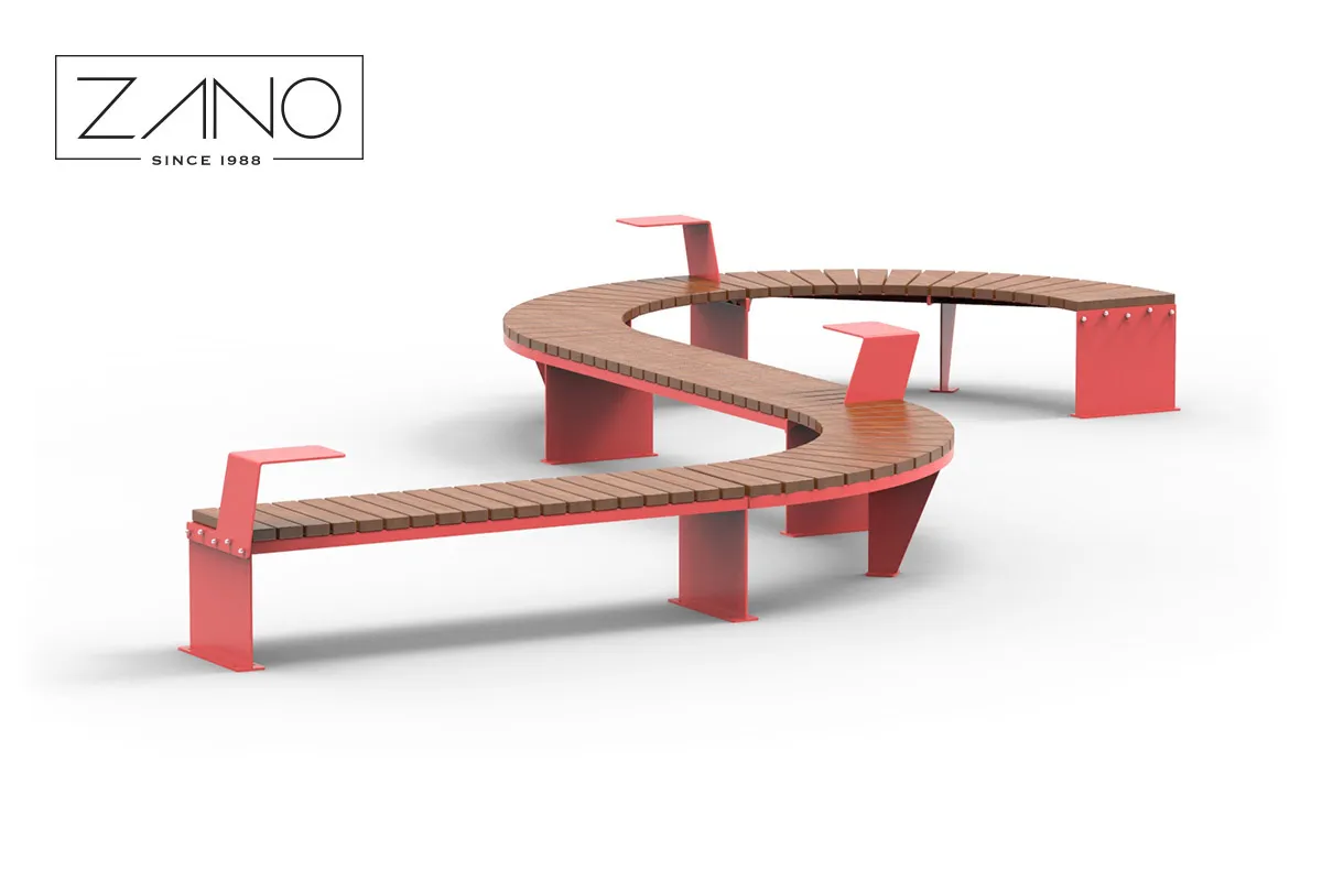 Domino modulaarne linnamööbel komplekt koos abilaudadega