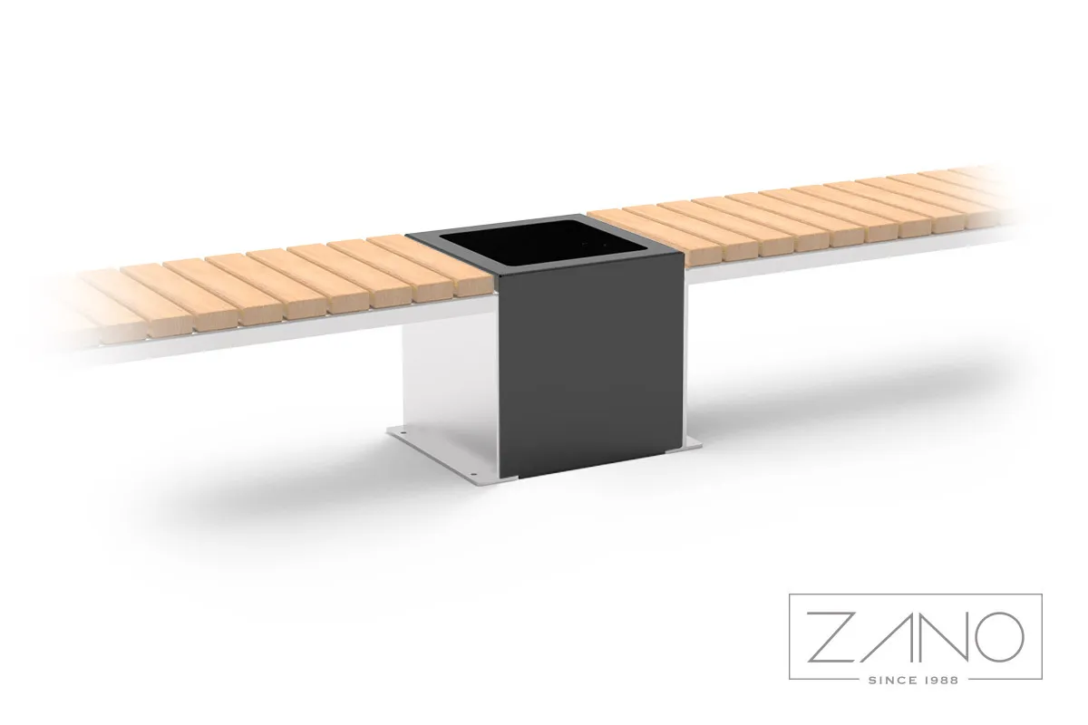 Modulaarsed lillekastid ja prügikastid roostevabast terasest