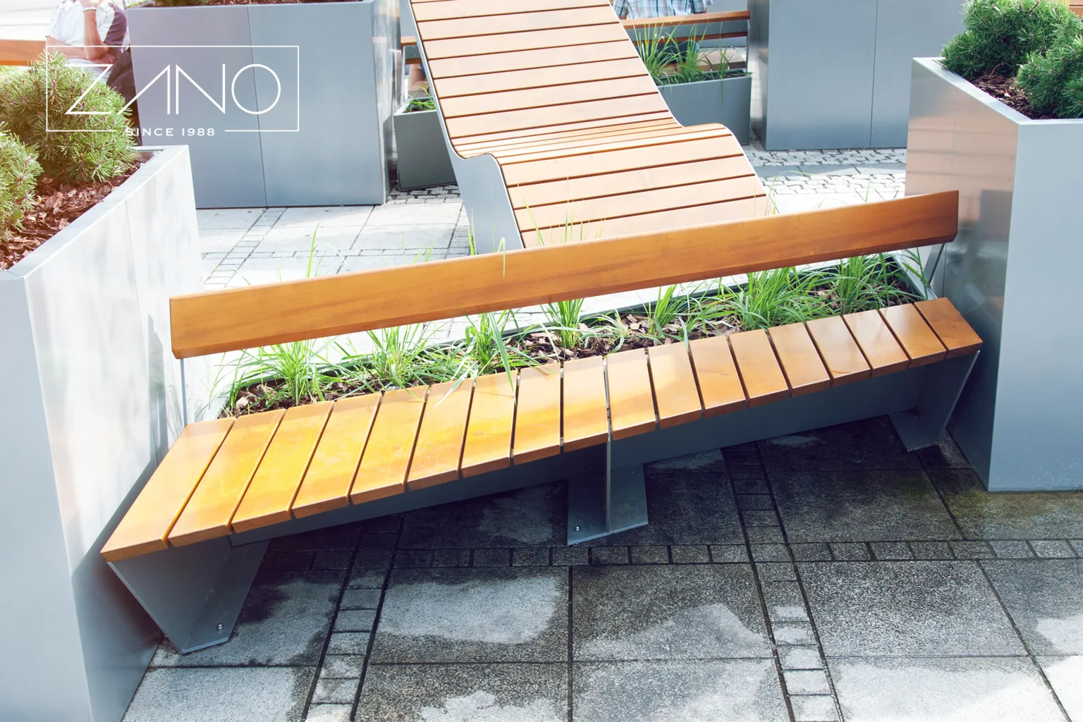 Penrose | Kaasaegne, modulaarne linnapink lillepotiga