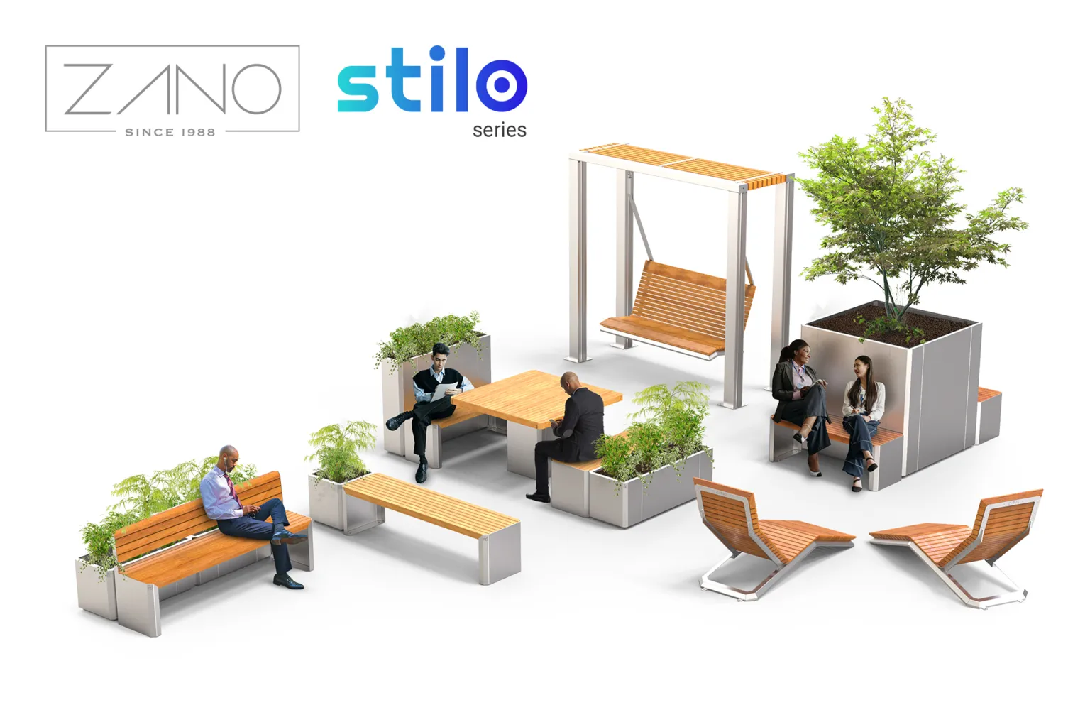 Stilo – ZANO linnamööbli sarjad