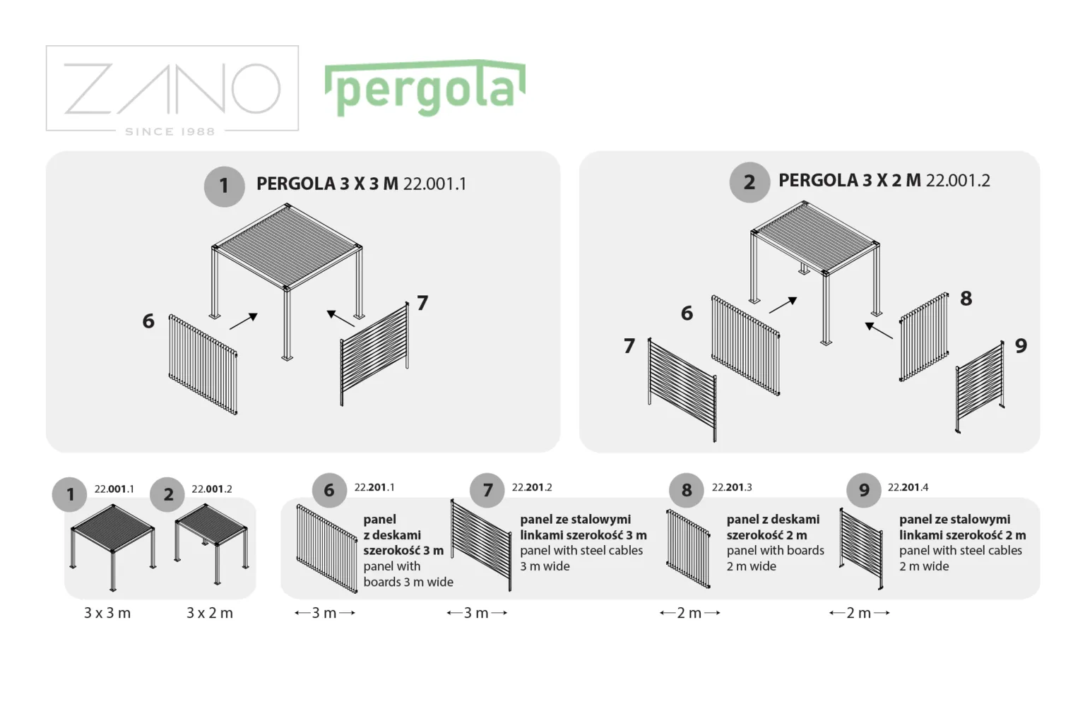 Pergola segmendid 2