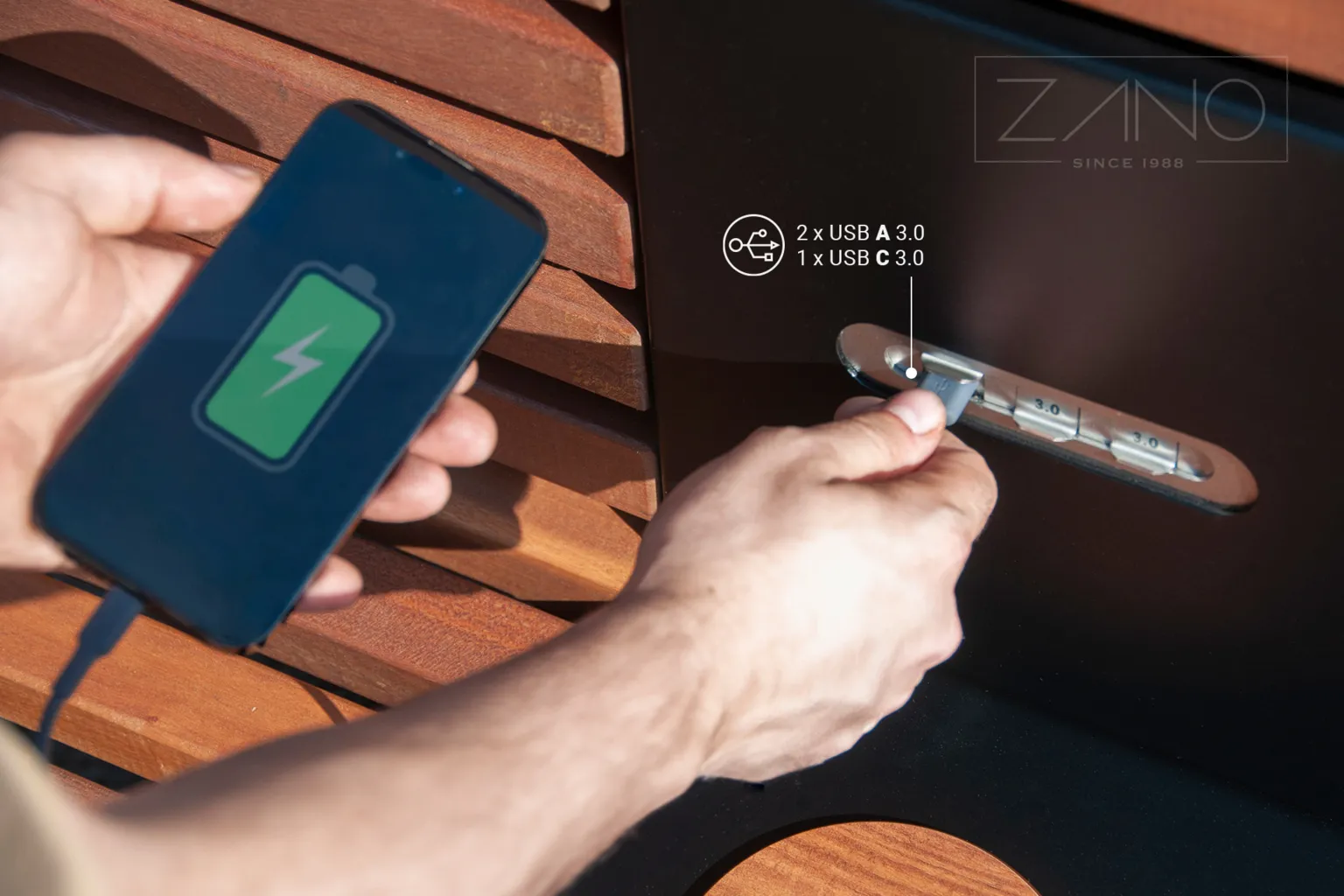 Flash päikeseenergia pank – 3 USB-laadimisporti