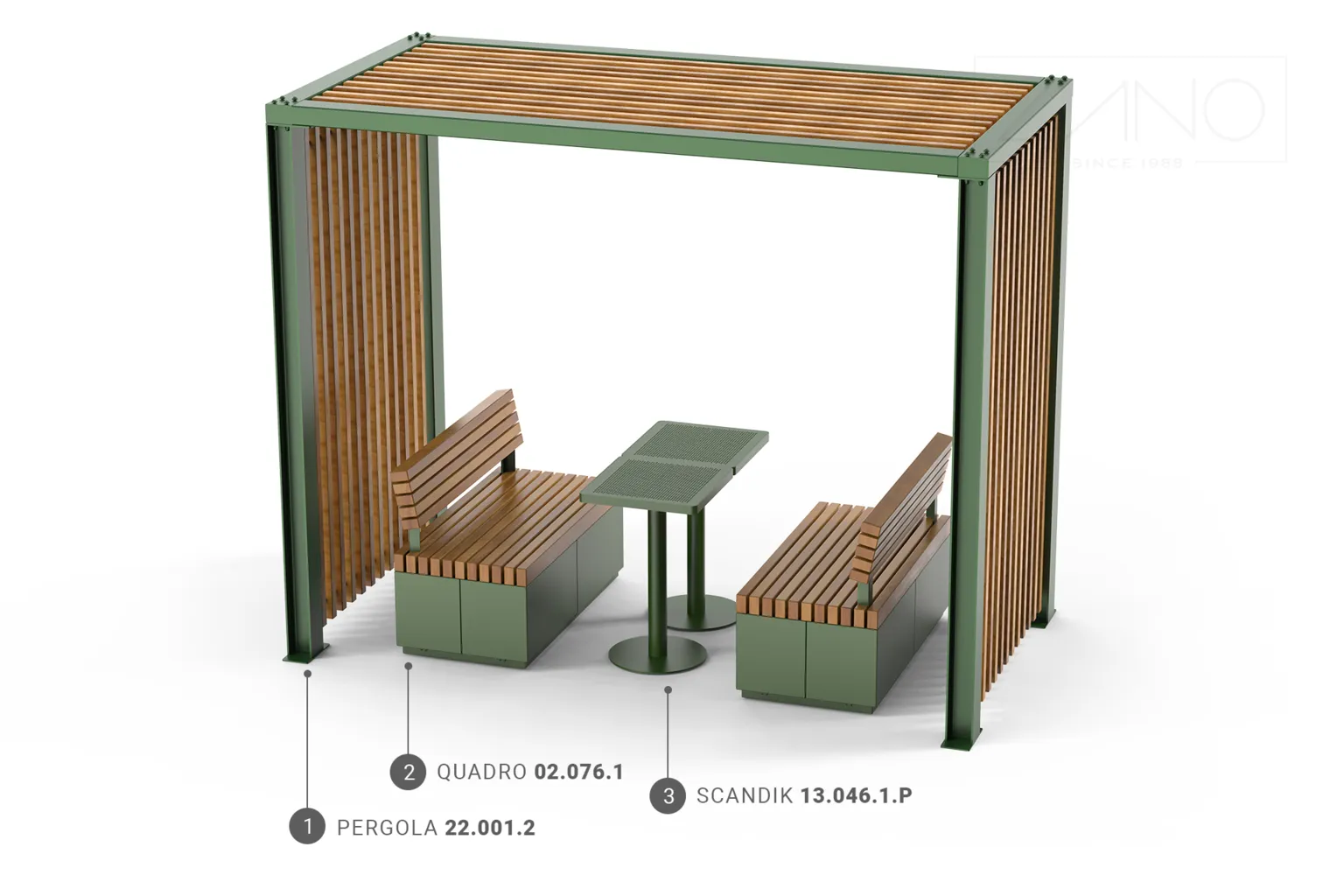 Quadro, Scandik ja Pergola seeria mööblikomplekt