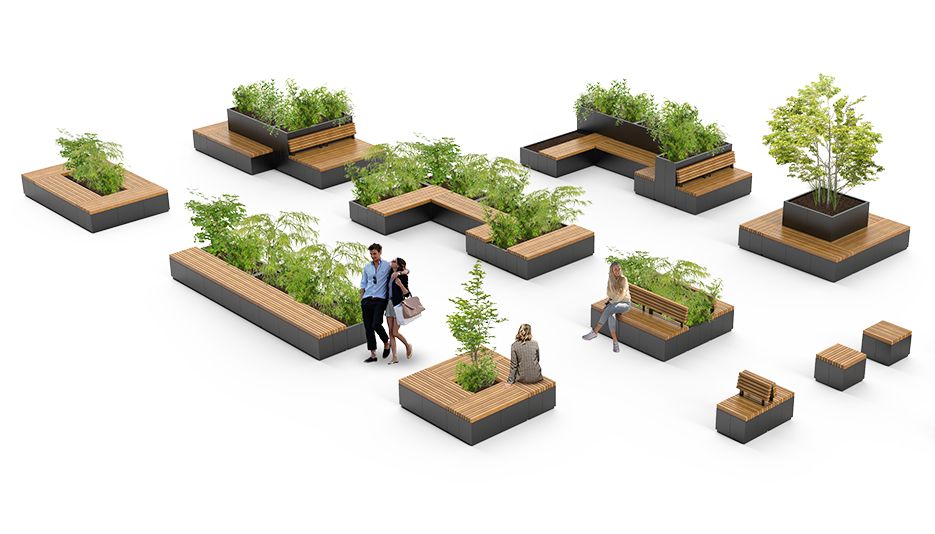 ZANO linnamööbli Quadro liin ZANO linnamööbli Quadro liin