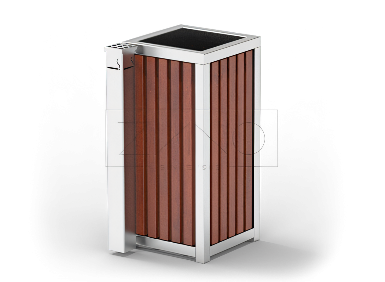 Altus prügikast stiilse välise tuhkakapaga moodsad korvid koos tuhatoosiga