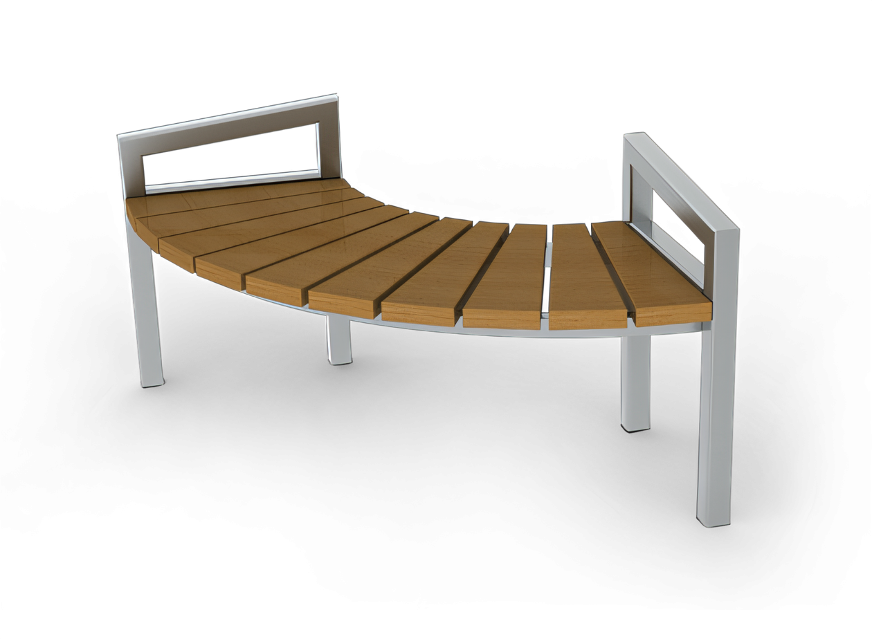 Tellimusel põhinev moodulpink. moodsad ümarad galeriipingid