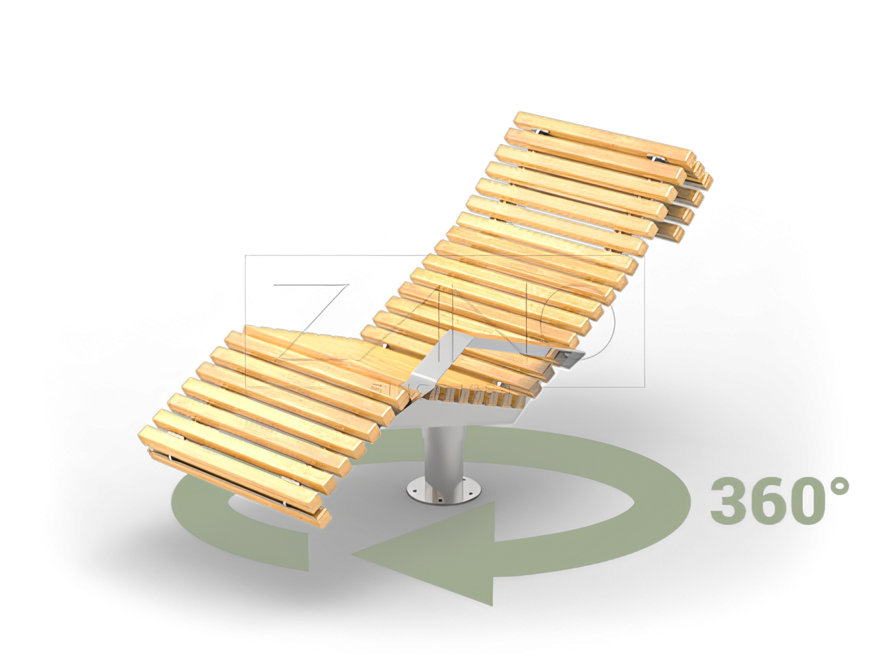 Flash urban lounger parkide jaoks.