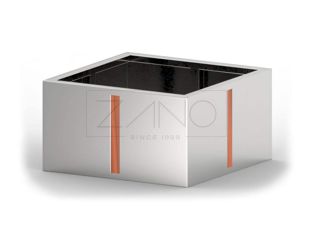 Stiilne roostevabast terasest linnapott ZANO linnam&ouml;&ouml;blikollektsioonist