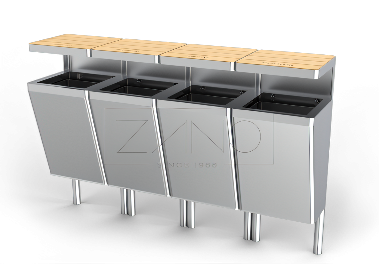Scandik taaskasutuskorv 15.446 roostevabast terasest