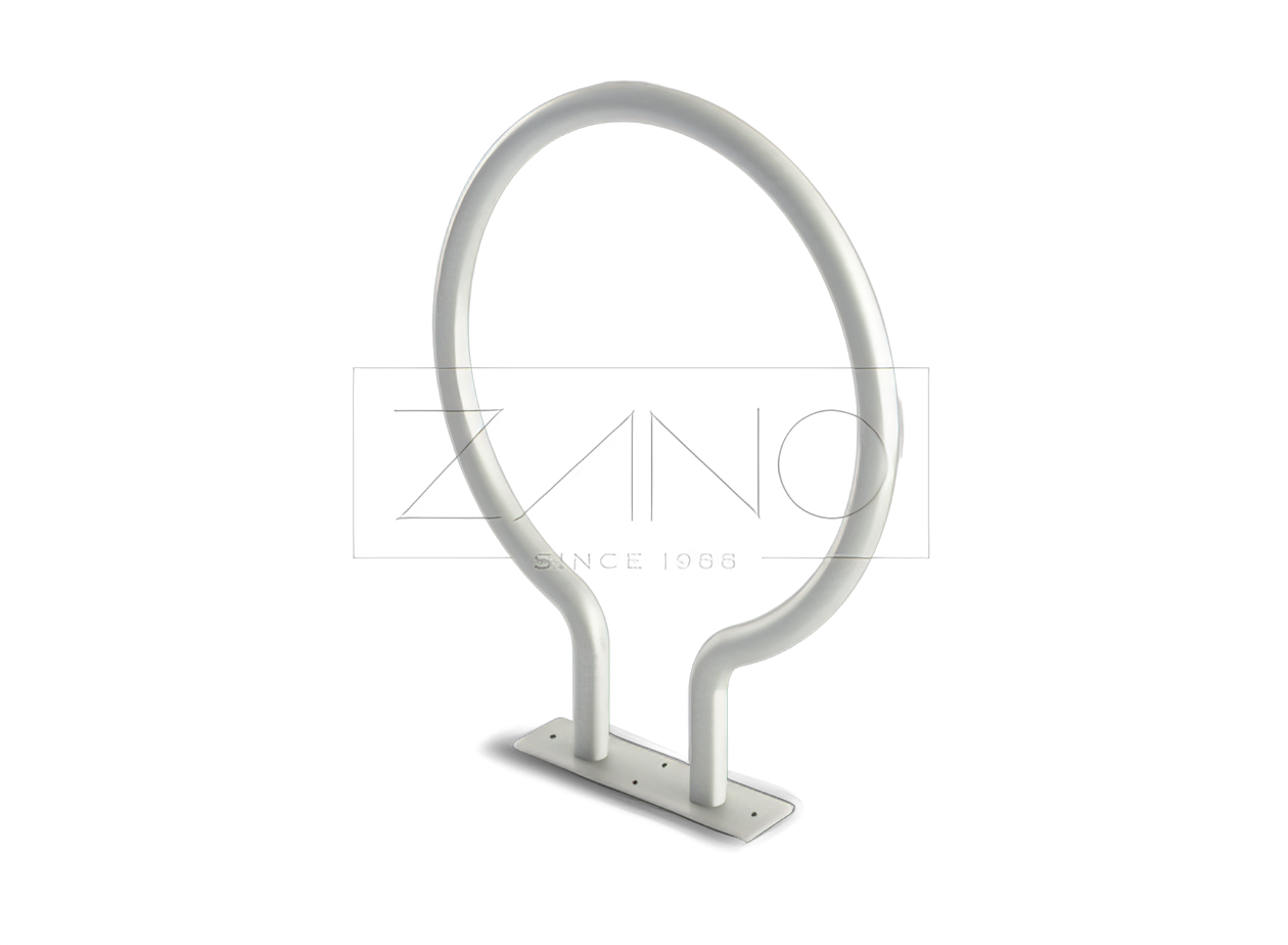 Jalgrattahoidja Omega | roostevaba teras Kaasaegne jalgrattahoidja roostevabast terasest, mõeldud kahele jalgrattale