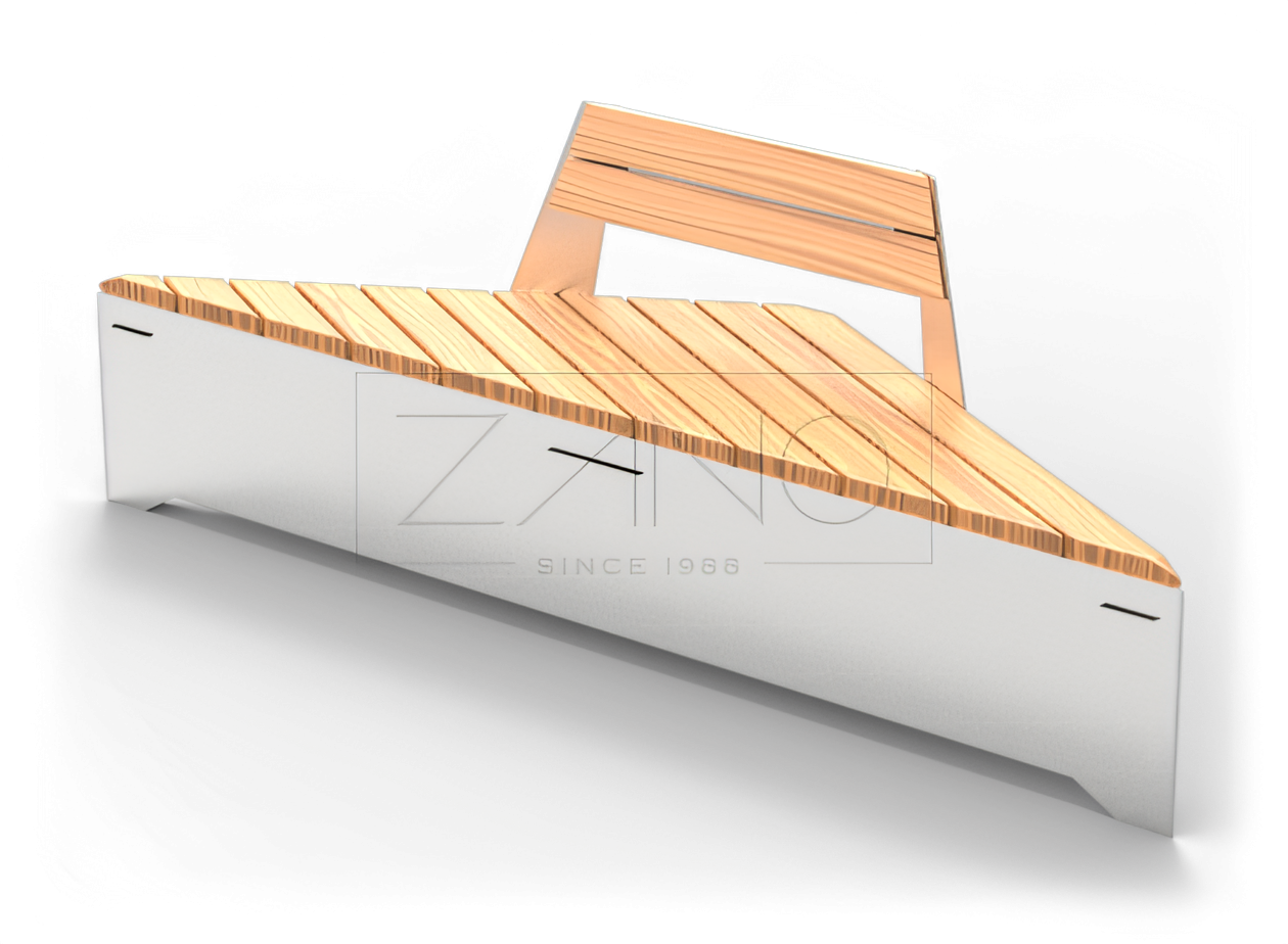 Moodulpink seljatoega roostevabast terasest