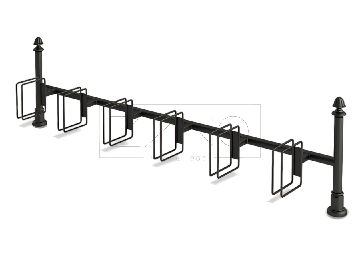 rida jalgratta stend p&otilde;hineb postidel