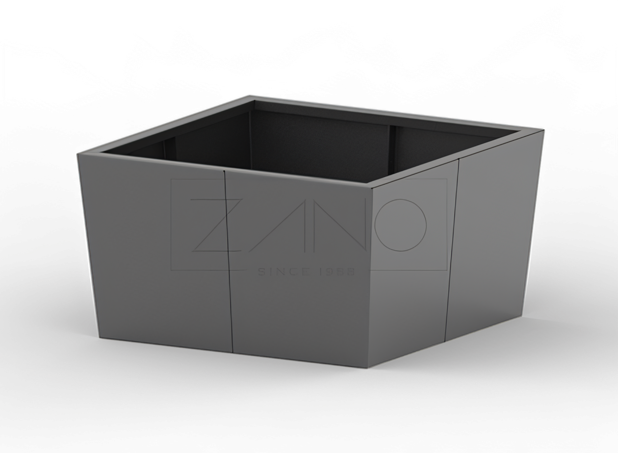 Mustast terasest tulbipott suuruses L Mustast terasest tulbipott suuruses L