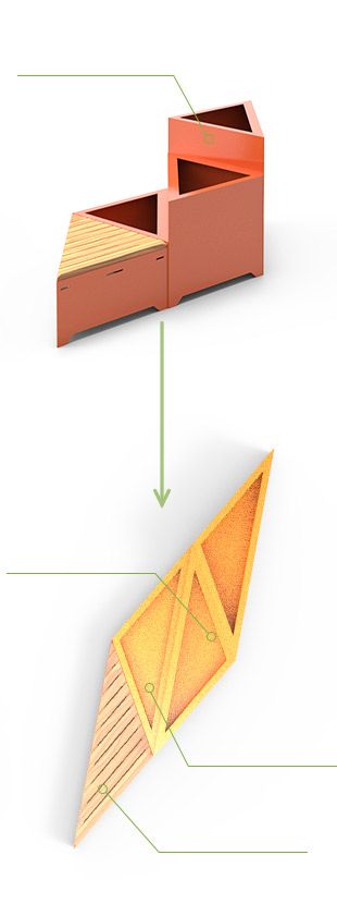 kompositsioon-modulus-seadused-origami-tribüün-taldrikud