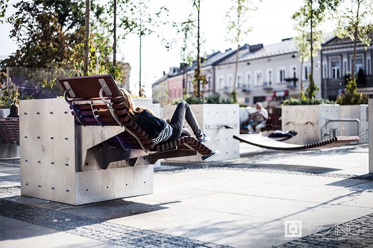 Moodulmööbel moodne linnamööbel roostevabast terasest