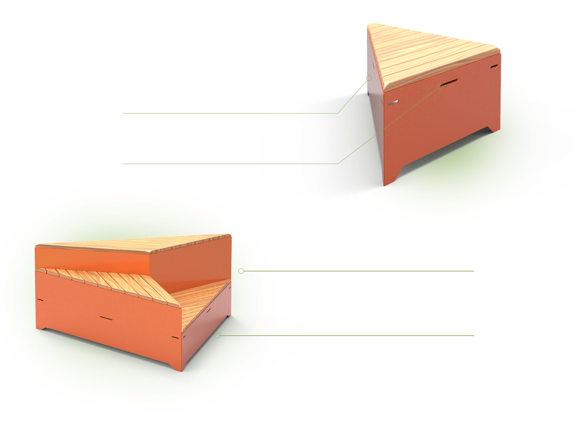 modulaarne linnamööbel Poola